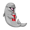 Dolphin drinking cup