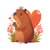 Belle capybara