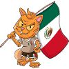 Mexico Fan Cat