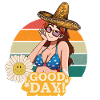 Woman in sunglasses