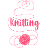 Knitting Knitter Eat Sleep