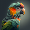 exotic parrot