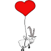Steinbock mit Herz