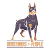 Dobermans > humans Dogs Doberman Doberman Doberman