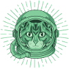 Espace chat vert