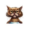 Katze Kostüm Kaffee