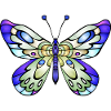 Bunter Schmetterling