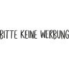 Bitte keine Werbung