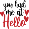 Tu m’as eu au Hello