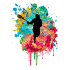 Lacrosse Player PopArt