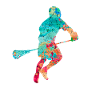Lacrosse Player PopArt