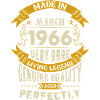 Mars 1966 Millésime anniversaire