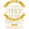 Mars 1983 Millésime anniversaire