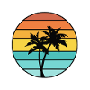 Retro Palm Trees