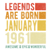 Birthday January 1961