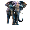 Elephant iriscent II
