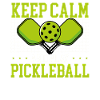 Stay calm and play pickleball