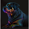 Rottweiler neon