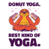 Donut Yoga Bradipo Ciambella Amanti del bradipo Yoga