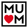 Mum Heart Square
