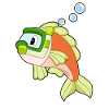 Poisson Natation Snorkel