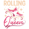 Inline skating rolling queen