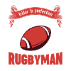 frôler un rugbyman