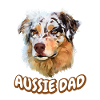 Aussie Dad Australian Shepherd Dog