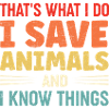 I save animals