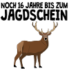 Nachwuchs Jagdschein Hirsch