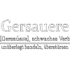 Gersauere