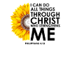 Inspirational Christianity Sunflowers Philippians