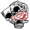 Skull & Rose // Schädel // Illustration