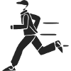 The jogging runner