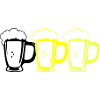 Beer glasses