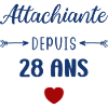 Attachiante depuis 28 ans