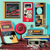 80s Style Retro Room