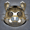 Hamster abstrait comme masque