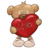 I love you beary much - valentine's day