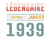 Légendaire Depuis Janvier 1939 Anniversaire