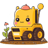 Pika Kawaï tractor