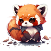 Red Panda Anime Manga Cute