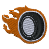 burning tire