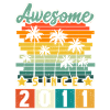 2011 Born Birthday Year of birth vintage