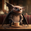 Bat Coffee Caffeine Funny