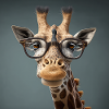 Giraffe Glasses Funny