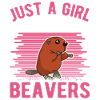 Biber Mädchen Biberdamm