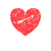 In love heart saying