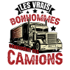Hommes Conduisent Des Camions