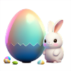 Osterhase mit Osterei Design